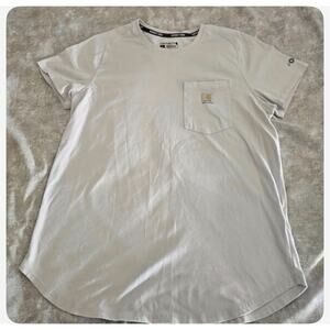 Carhartt Force Womens Relaxed Fit Midweight Pocket T-Shirt Size Large Purple